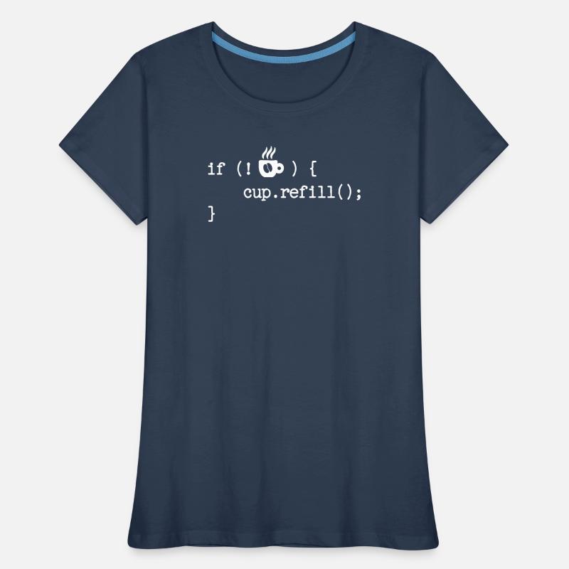Debug Programmierer Coden Developer Computerfreak Frauen Premium Bio T-Shirt