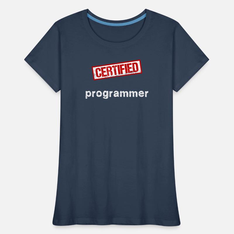 Programmierer Frauen Premium Bio T-Shirt