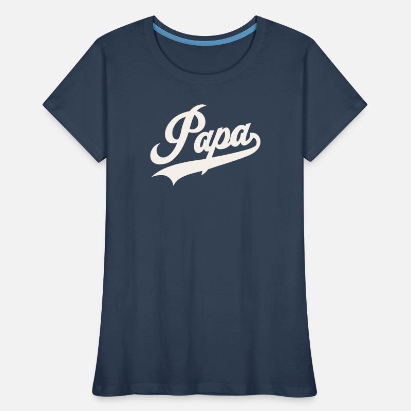 Classic Papa Script Women's Premium Organic T-Shirt