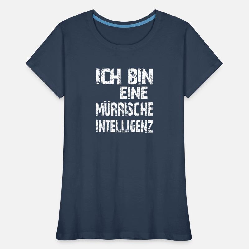 AI Saying I'm a grumpy intelligence Women's Premium Organic T-Shirt