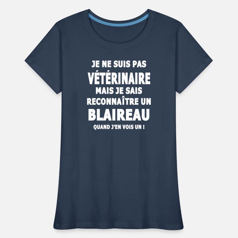 recognizes a badger humor sarcsme Women's Premium Organic T-Shirt