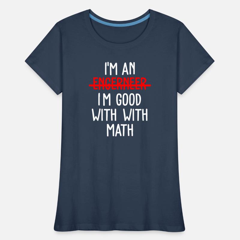 Math Math Math Teacher Mathematician Women's Premium Organic T-Shirt