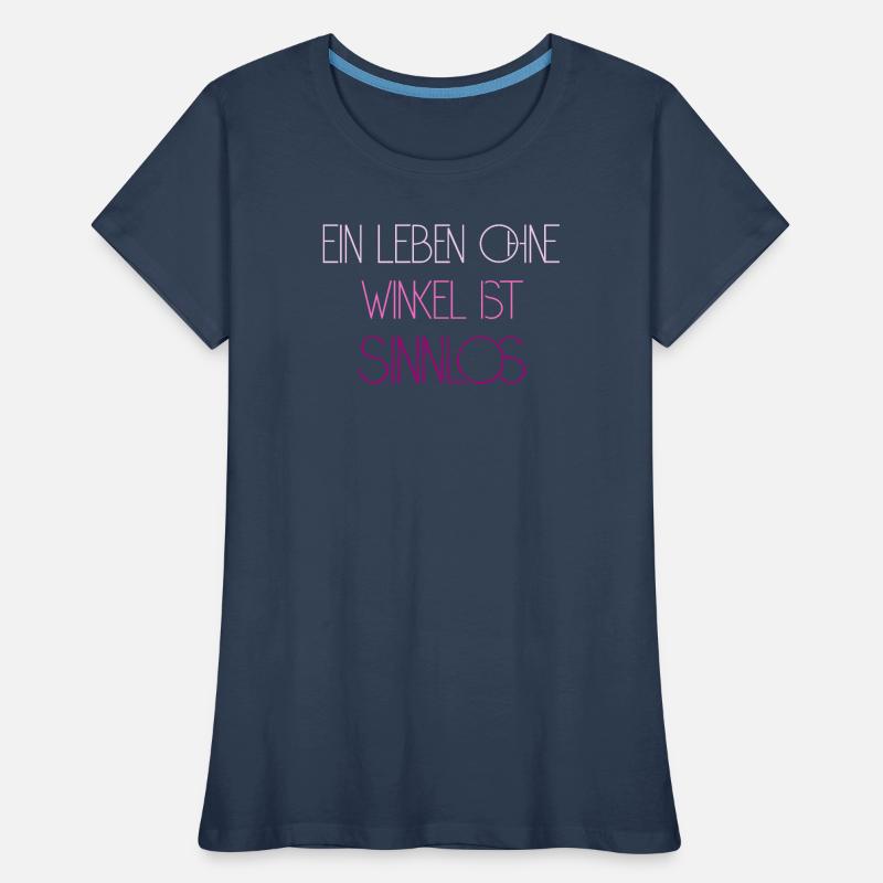 Math Nerd Students University Professor Mathematics Women's Premium Organic T-Shirt