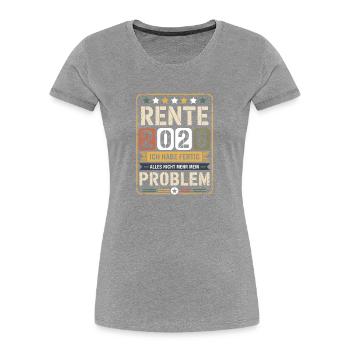 Pension 2026 – I'm done - Women's Premium Organic T-Shirt - navy - Front - Mia (176cm)