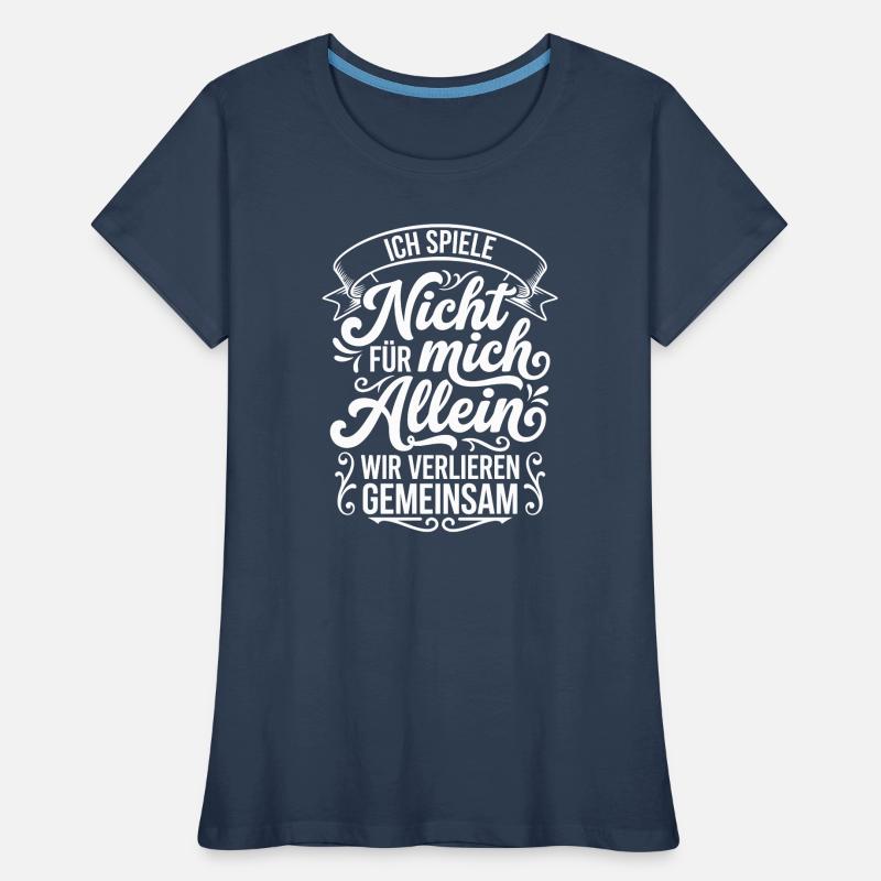 Je ne joue pas pour moi, on perd ensemble T-shirt bio Premium Femme