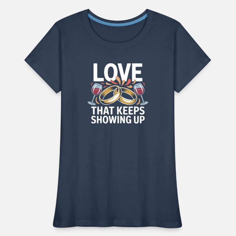 Hochzeitstag des Ehepaares 2026 Ehemann und Ehefrau Frauen Premium Bio T-Shirt