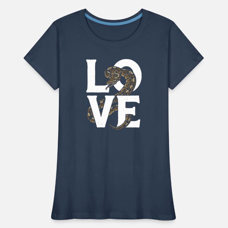 King Python Snakes LOVE Terrarium Python Women's Premium Organic T-Shirt