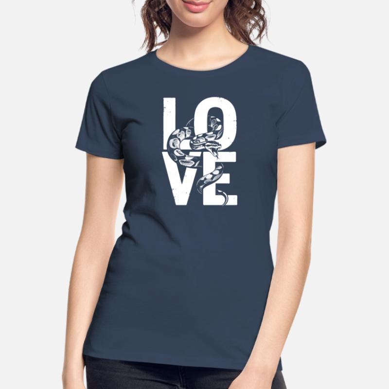 King Python Snakes LOVE Terrarium Python Women's Premium Organic T-Shirt