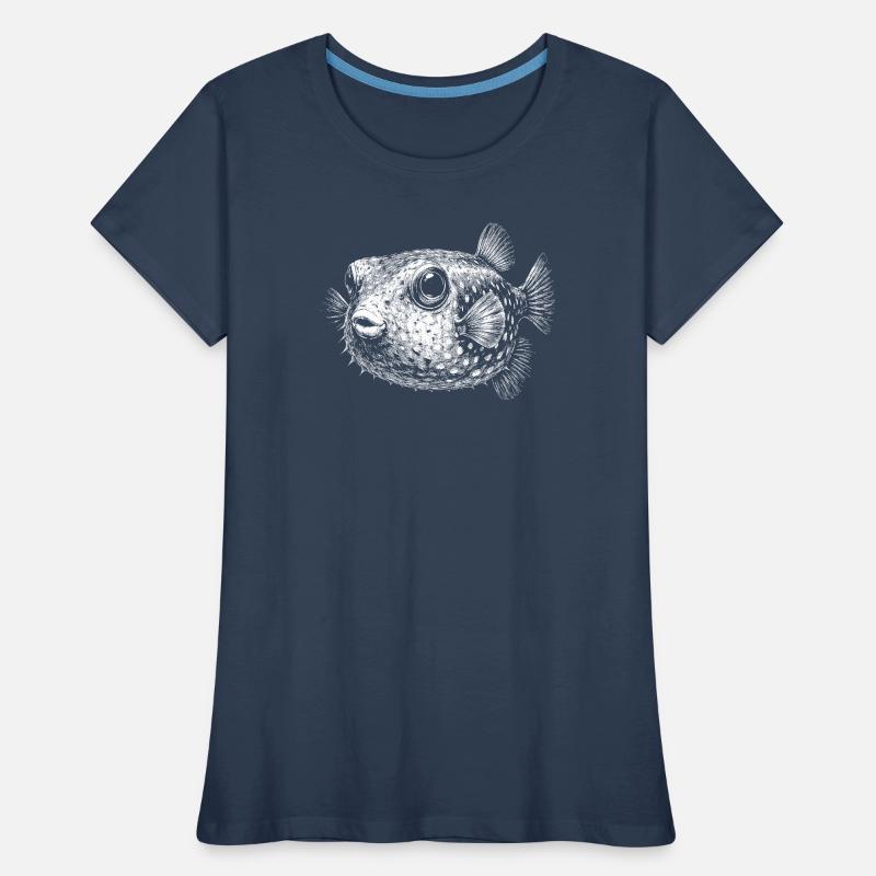 Poisson-globe T-shirt bio Premium Femme