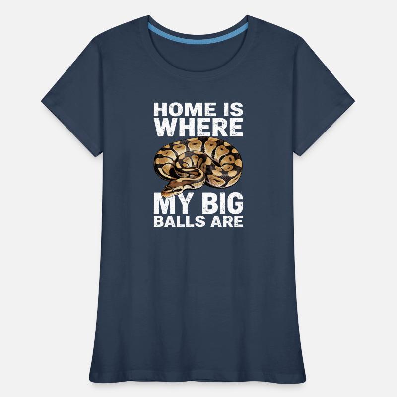 Python roi Serpents Amateurs de terrarium Python T-shirt bio Premium Femme