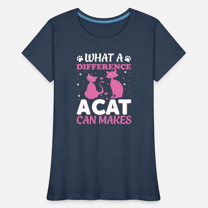 What a difference a cat could make Women's Premium Organic T-Shirt