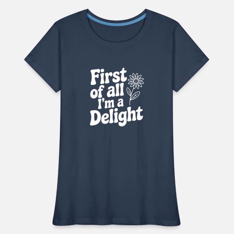 Zunächst einmal bin ich eine Freude Frauen Premium Bio T-Shirt
