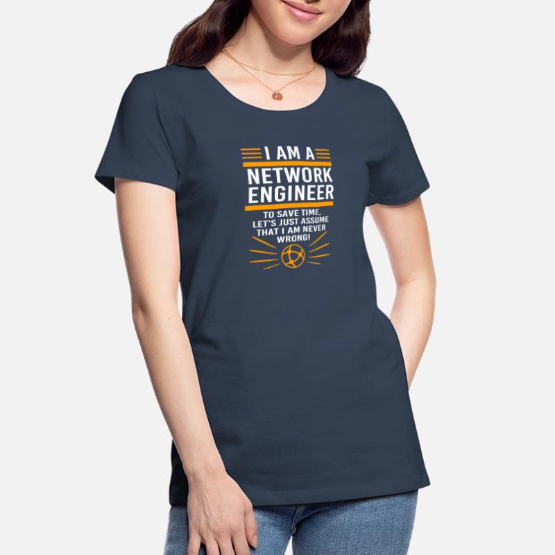Network Computer Scientist Programmer Admin Women's Premium Organic T-Shirt