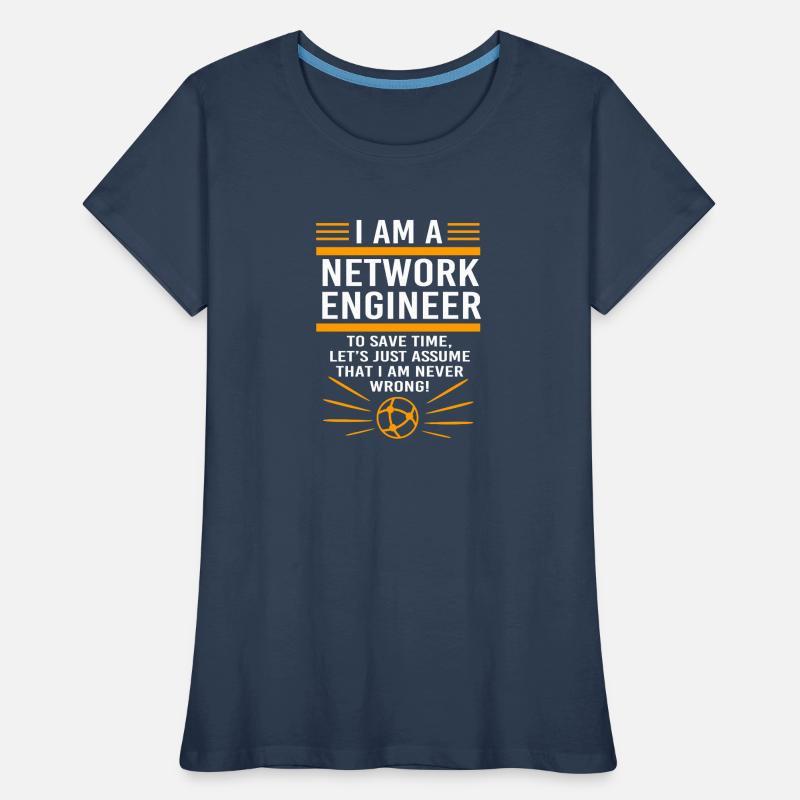 Netzwerk Informatiker Programmierer Admin Frauen Premium Bio T-Shirt