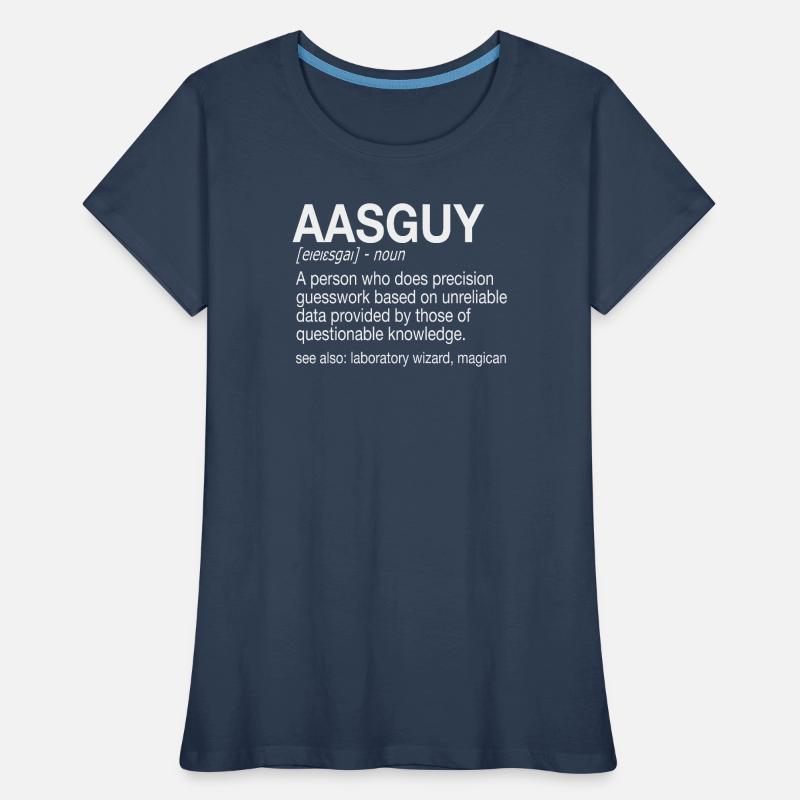 AAS Guy Atomic Absorption Spectrometry Analysis Women's Premium Organic T-Shirt