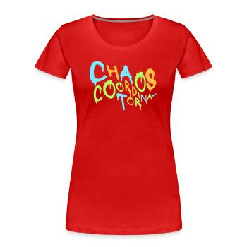 Chaos Coordinator Lustig Titel Eltern Lehrer Logo - Frauen Premium Bio T-Shirt - Navy - Vorne - Mia (176cm)