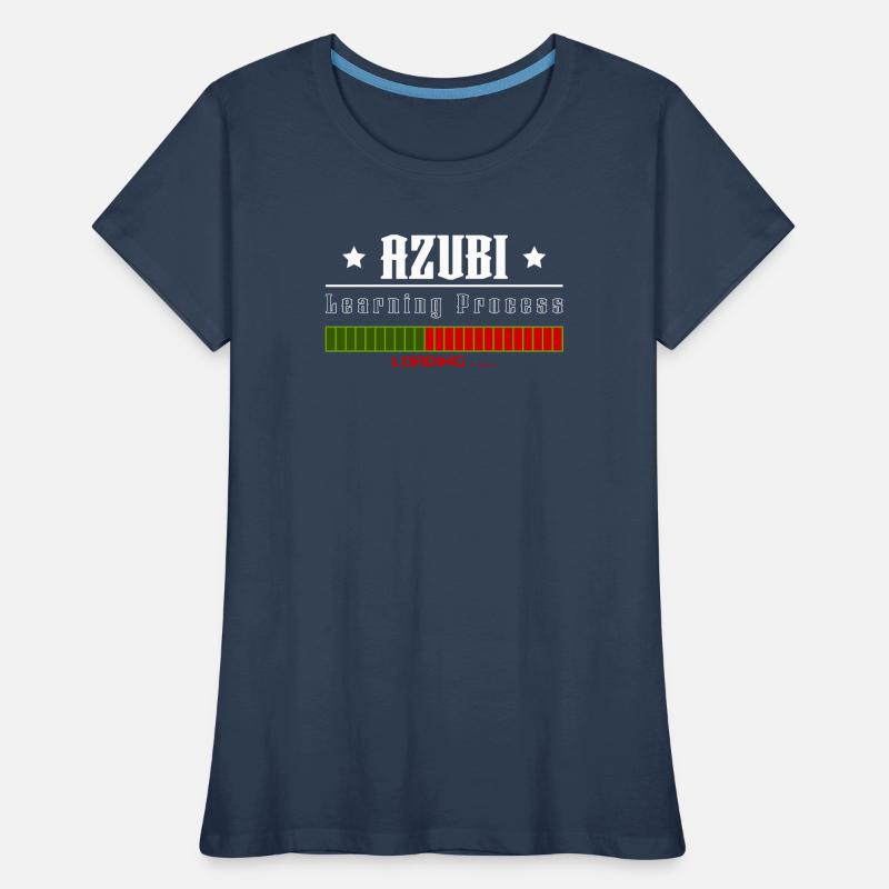 AZUBI learning process loading tshirt Frauen Premium Bio T-Shirt