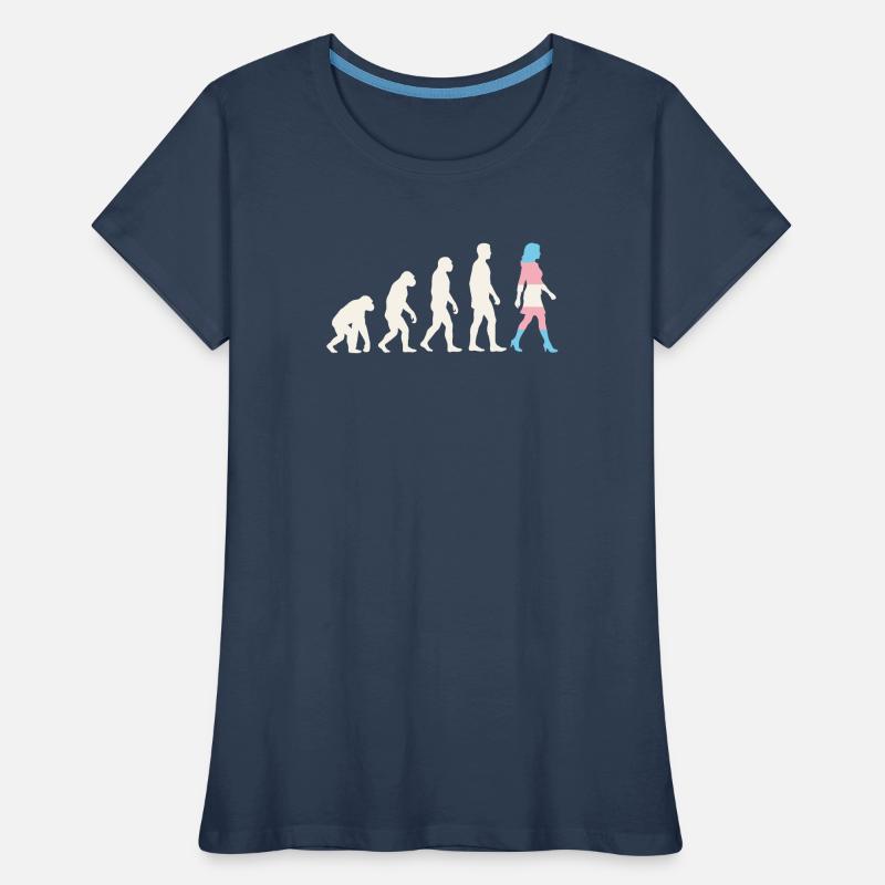 LGBTQ-Pride-Monat – Trans-Evolution Frauen Premium Bio T-Shirt