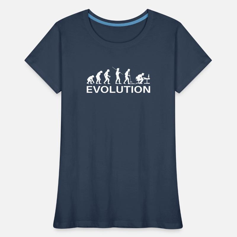 Programmer Evolution Computer Scientist Developer Women's Premium Organic T-Shirt