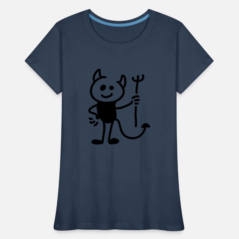 Little Devil - Line Women's Premium Organic T-Shirt