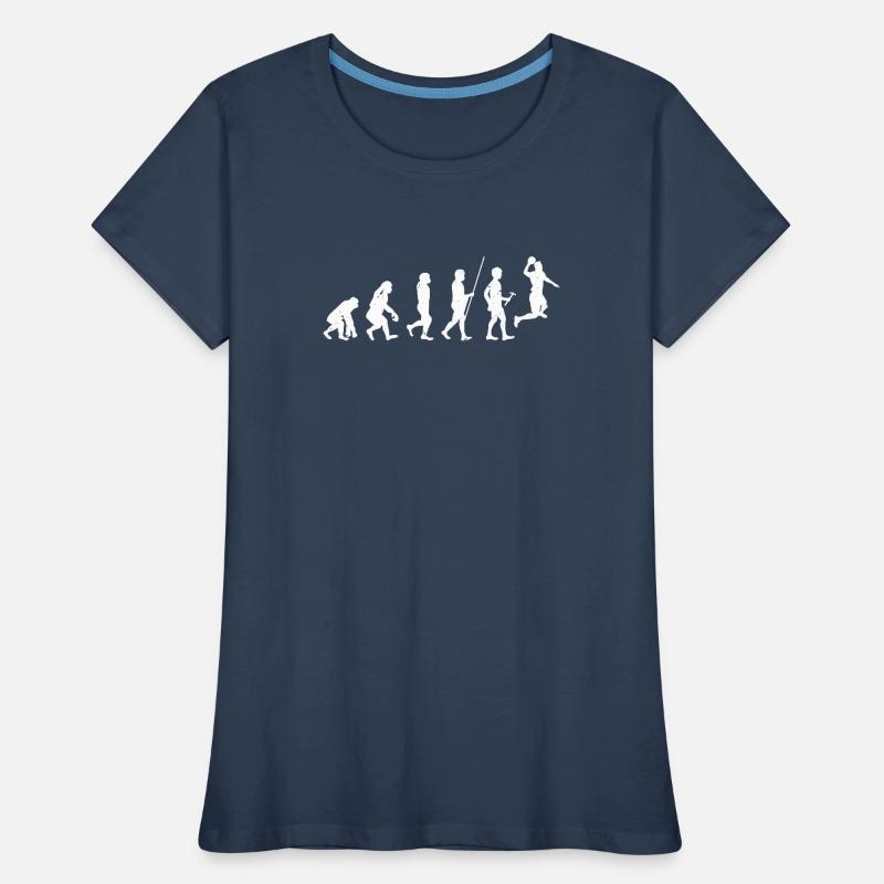 Techno Evolution Silhouettes T-shirt bio Premium Femme