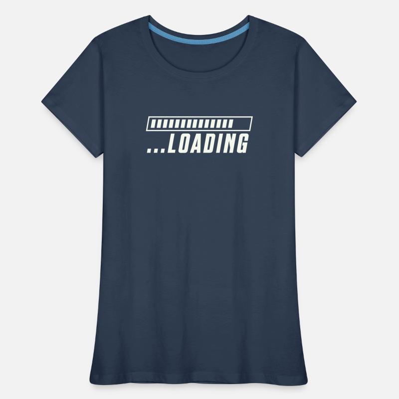 Loading Bar Loading Progress Women's Premium Organic T-Shirt