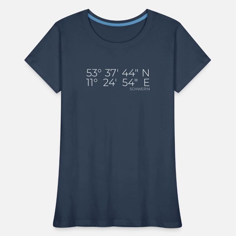 coordinates Schwerin Women's Premium Organic T-Shirt