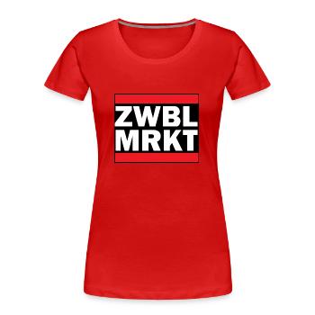 Zwiebelmarkt - Frauen Premium Bio T-Shirt -  - Vorne - Mia (176cm)