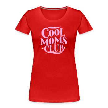 Cool Moms Club : Meilleur anniversaire de la fête des mères pour les mamans - T-shirt bio Premium Femme - bleu marine - Devant - Mia (176cm)