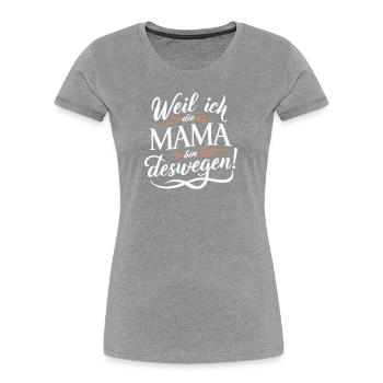 Mama Muttertag Beste Mütter Weihnachten Lustig - Frauen Premium Bio T-Shirt - Navy - Vorne - Mia (176cm)