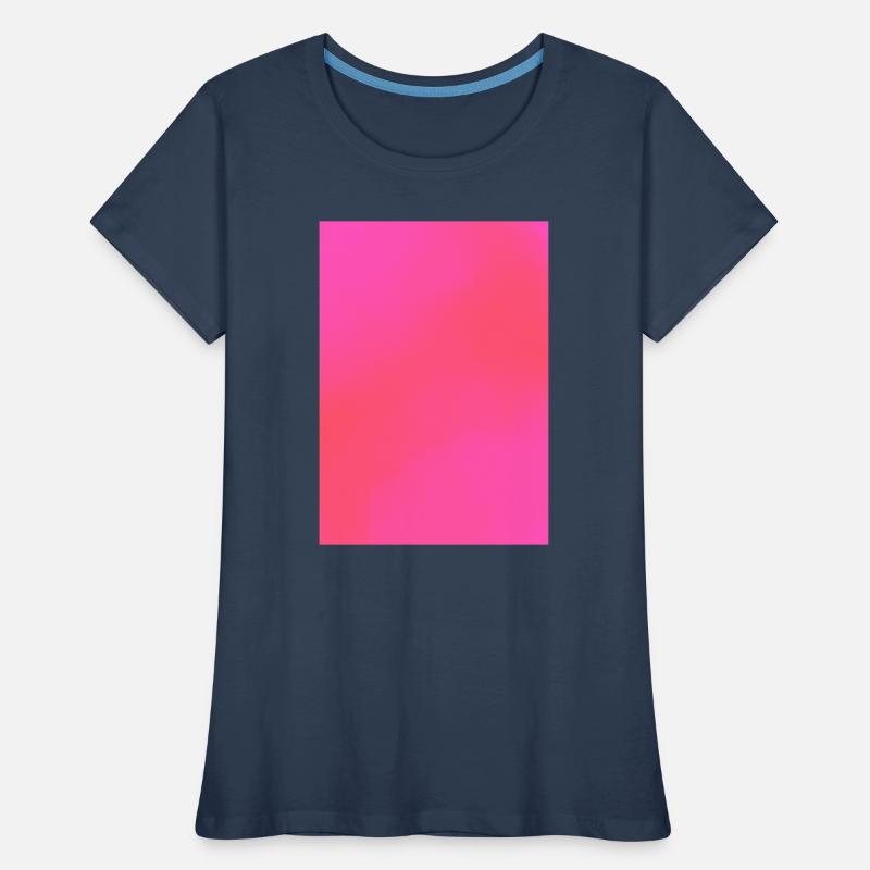Gradient - pink red customizable Women's Premium Organic T-Shirt