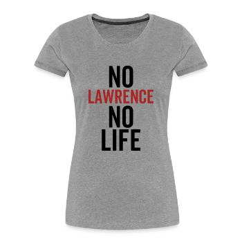 Kein Lawrence Kein Leben - Frauen Premium Bio T-Shirt - Navy - Vorne - Mia (176cm)