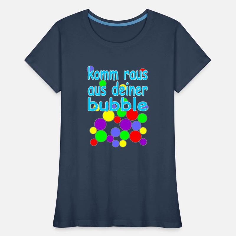 bubble deutsche Version Nr.2 Frauen Premium Bio T-Shirt