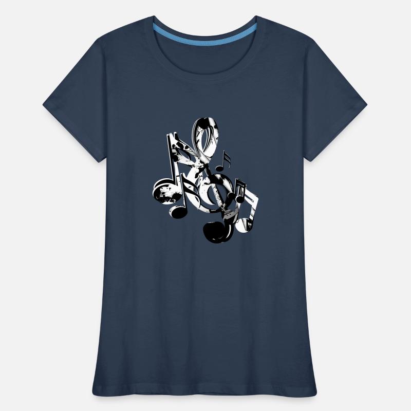 Notes de clé T-shirt bio Premium Femme