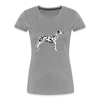 Dalmatian - Women's Premium Organic T-Shirt - navy - Front - Mia (176cm)