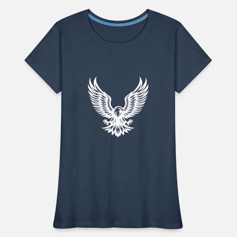 Powerful eagle with spread claws Women's Premium Organic T-Shirt