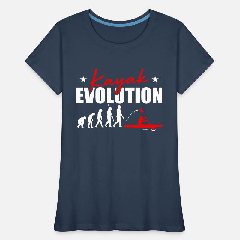 Kayak Evolution Kayak Development Kayaker Kayaker Women's Premium Organic T-Shirt