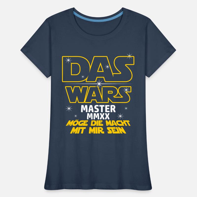 Das Wars Master 2020 Abschluss Masterabschluss Frauen Premium Bio T-Shirt