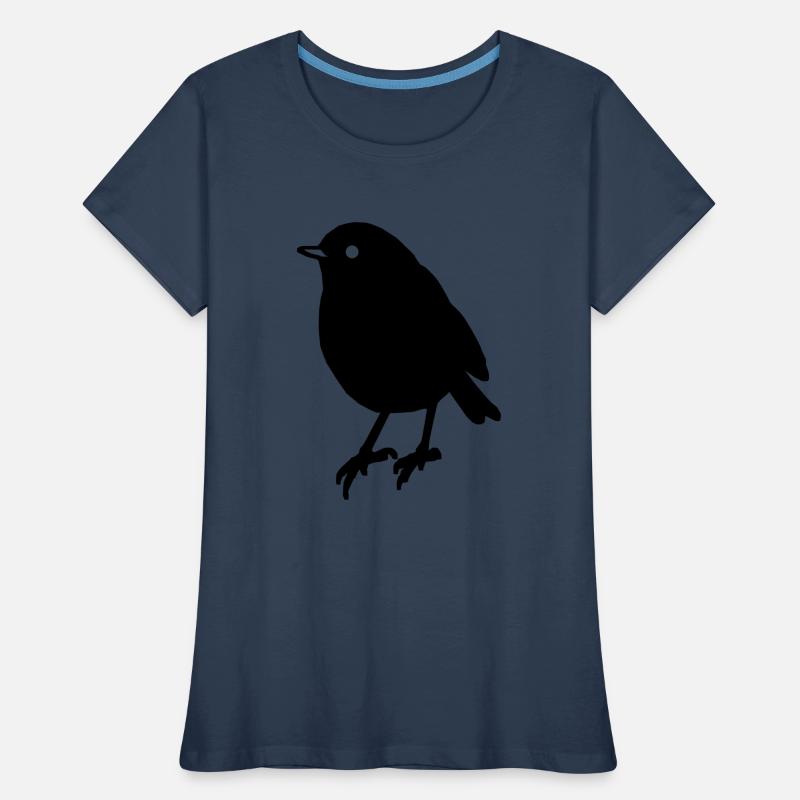 Vogel Bird Geschenk Geschenkidee Frauen Premium Bio T-Shirt