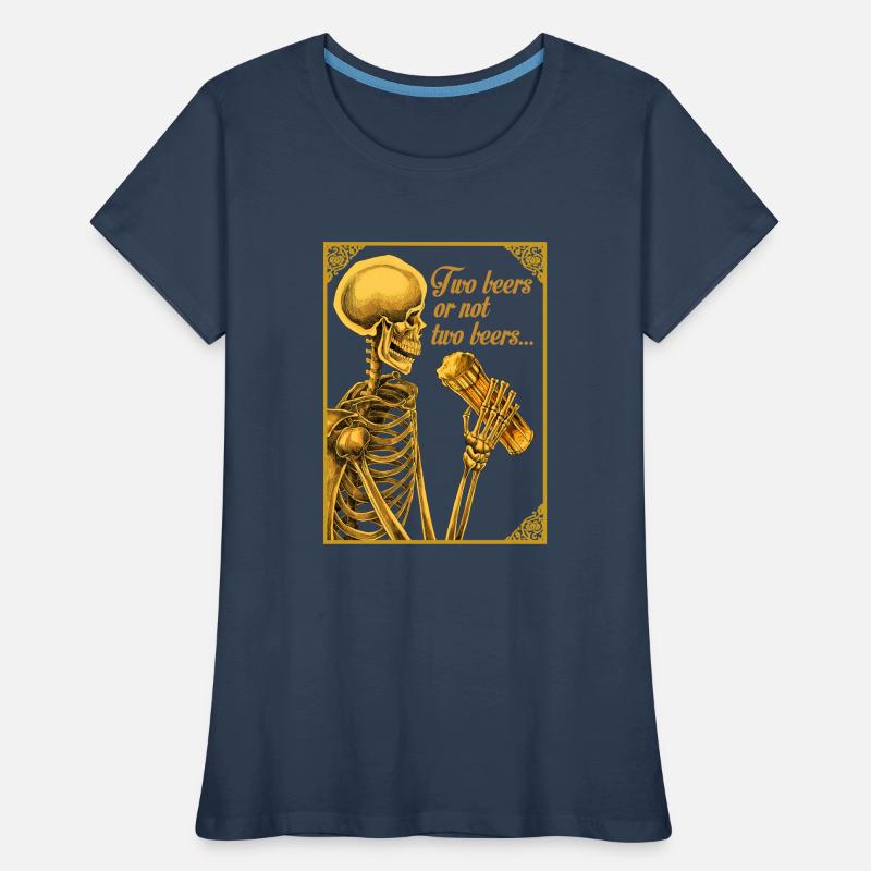 ZWEI BIERE ODER NICHT ZWEI BIERE Frauen Premium Bio T-Shirt