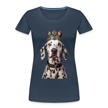 Dalmatian - Women's Premium Organic T-Shirt - navy - Front - Mia (176cm)