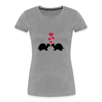 Turtle - Women's Premium Organic T-Shirt - navy - Front - Mia (176cm)