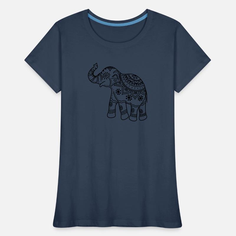 Elefant Frauen Premium Bio T-Shirt