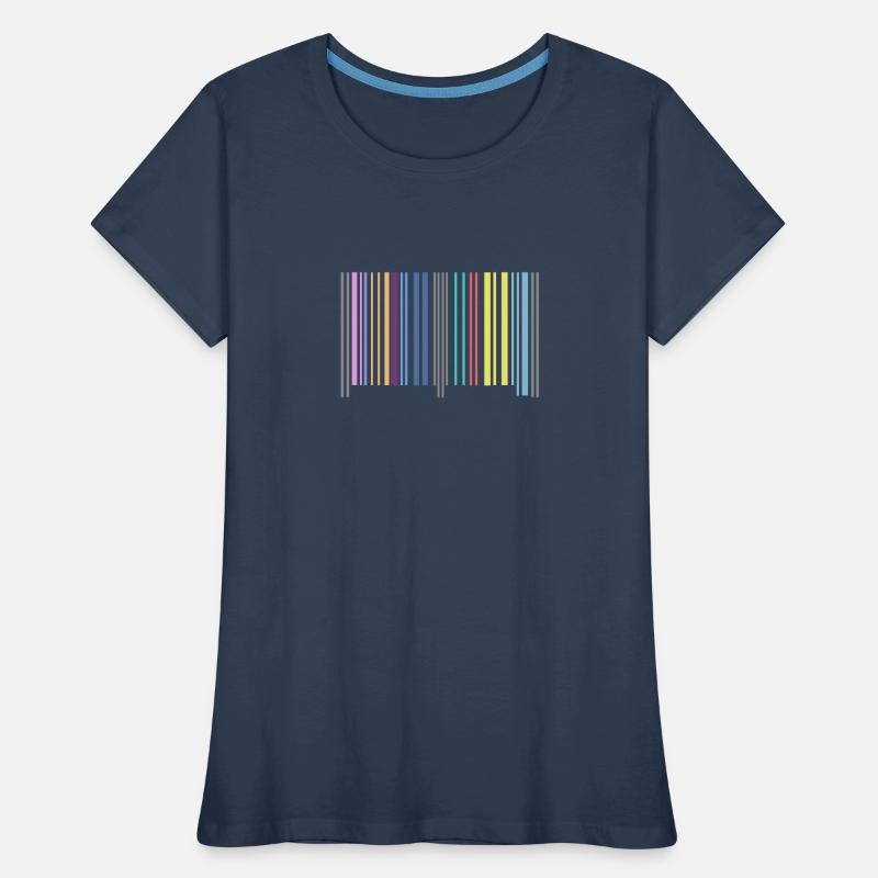 code à barres T-shirt bio Premium Femme