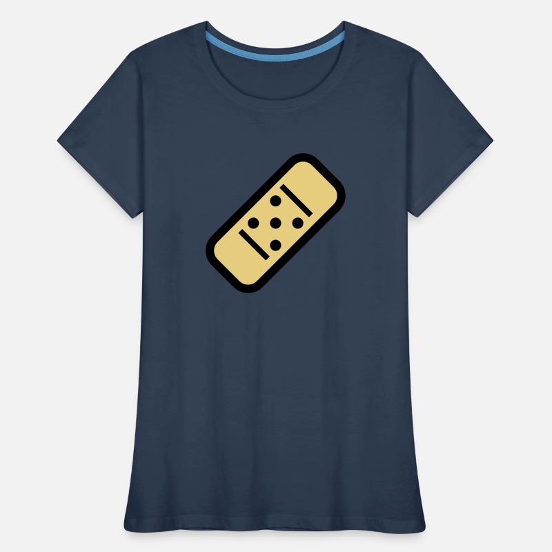 Comic Pflaster Frauen Premium Bio T-Shirt