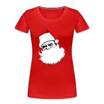 Christmas Hat Santa Claus Christmas Vector - Women's Premium Organic T-Shirt - navy - Front - Mia (176cm)