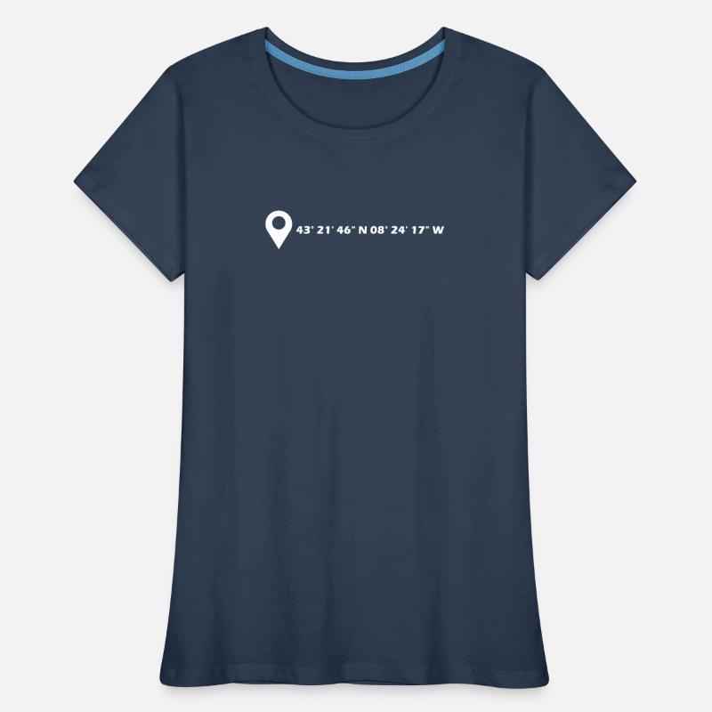 A Coruña coordinates Women's Premium Organic T-Shirt