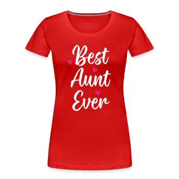Beste Tante aller Zeiten - Frauen Premium Bio T-Shirt - Navy - Vorne - Mia (176cm)