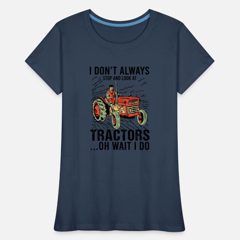 Tractor Pulling Tractor Driver Tractor Puller Frauen Premium Bio T-Shirt