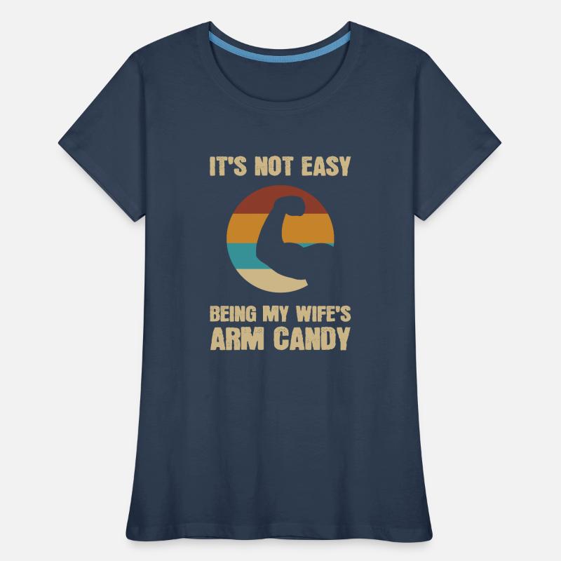 Arm Candy Ehemann Frauen Premium Bio T-Shirt